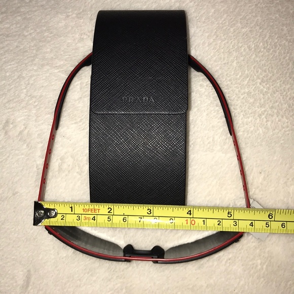Authentic PRADA Red Metal Sunglasses 😎 - Picture 8 of 11